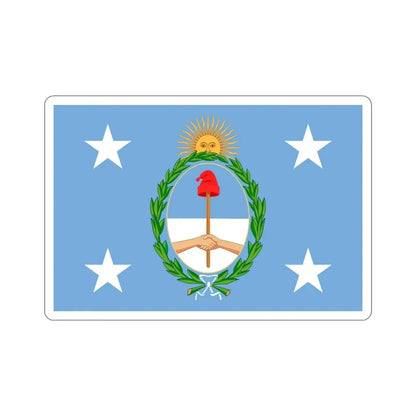 Standard of the President of Argentina Afloat STICKER Vinyl Die-Cut Decal 6 Inch - The Sticker Space