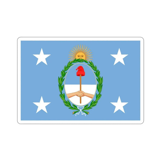 Standard of the President of Argentina Afloat STICKER Vinyl Die-Cut Decal 6 Inch - The Sticker Space