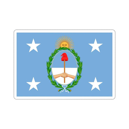 Standard of the President of Argentina Afloat STICKER Vinyl Die-Cut Decal 6 Inch - The Sticker Space