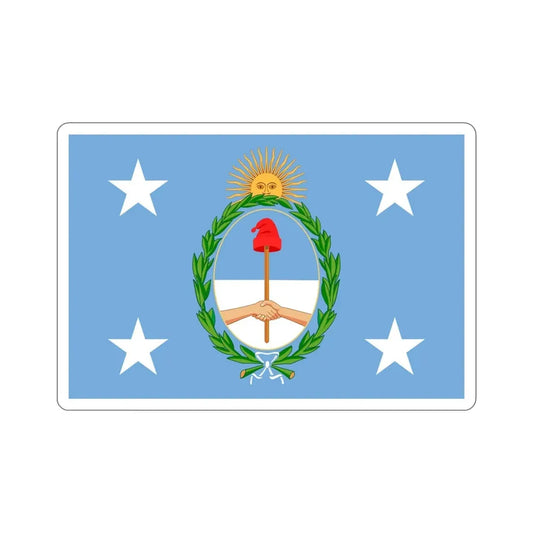 Standard of the President of Argentina Afloat STICKER Vinyl Die-Cut Decal 6 Inch - The Sticker Space