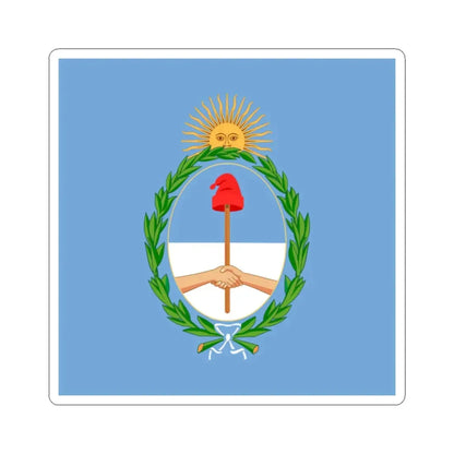 Standard of the President of Argentina until 1904 (Argentina) STICKER Vinyl Kiss-Cut Decal 2 Inch White - The Sticker Space