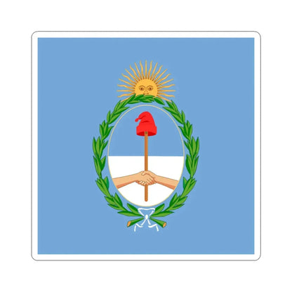 Standard of the President of Argentina until 1904 (Argentina) STICKER Vinyl Kiss-Cut Decal 3 Inch White - The Sticker Space