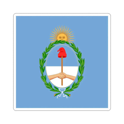 Standard of the President of Argentina until 1904 (Argentina) STICKER Vinyl Kiss-Cut Decal 4 Inch White - The Sticker Space