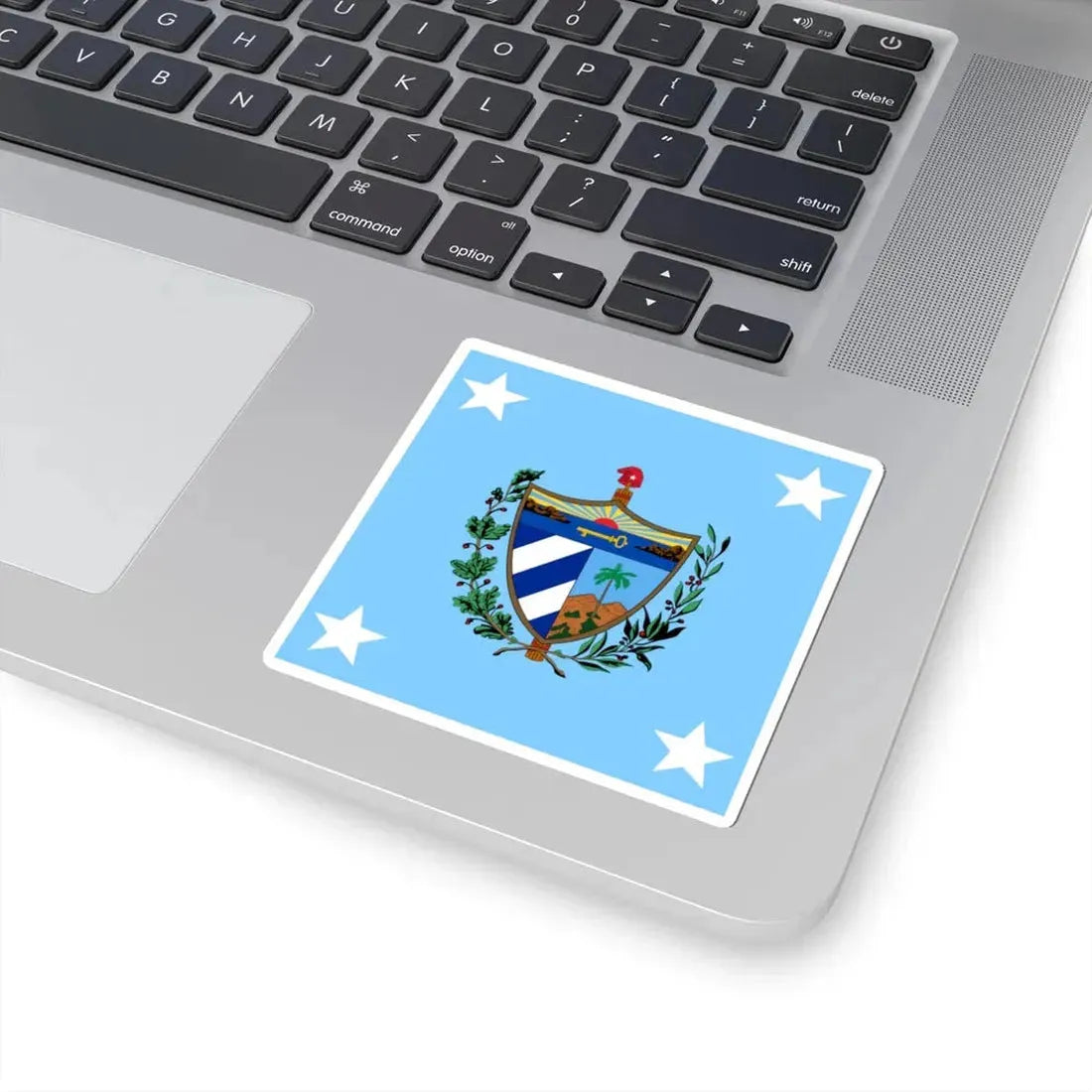 Standard of the President of Cuba 1909-1929 Afloat (Cuba) STICKER Vinyl Kiss-Cut Decal - The Sticker Space