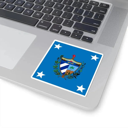 Standard of the President of Cuba 1909-1929 (Cuba) STICKER Vinyl Kiss-Cut Decal - The Sticker Space