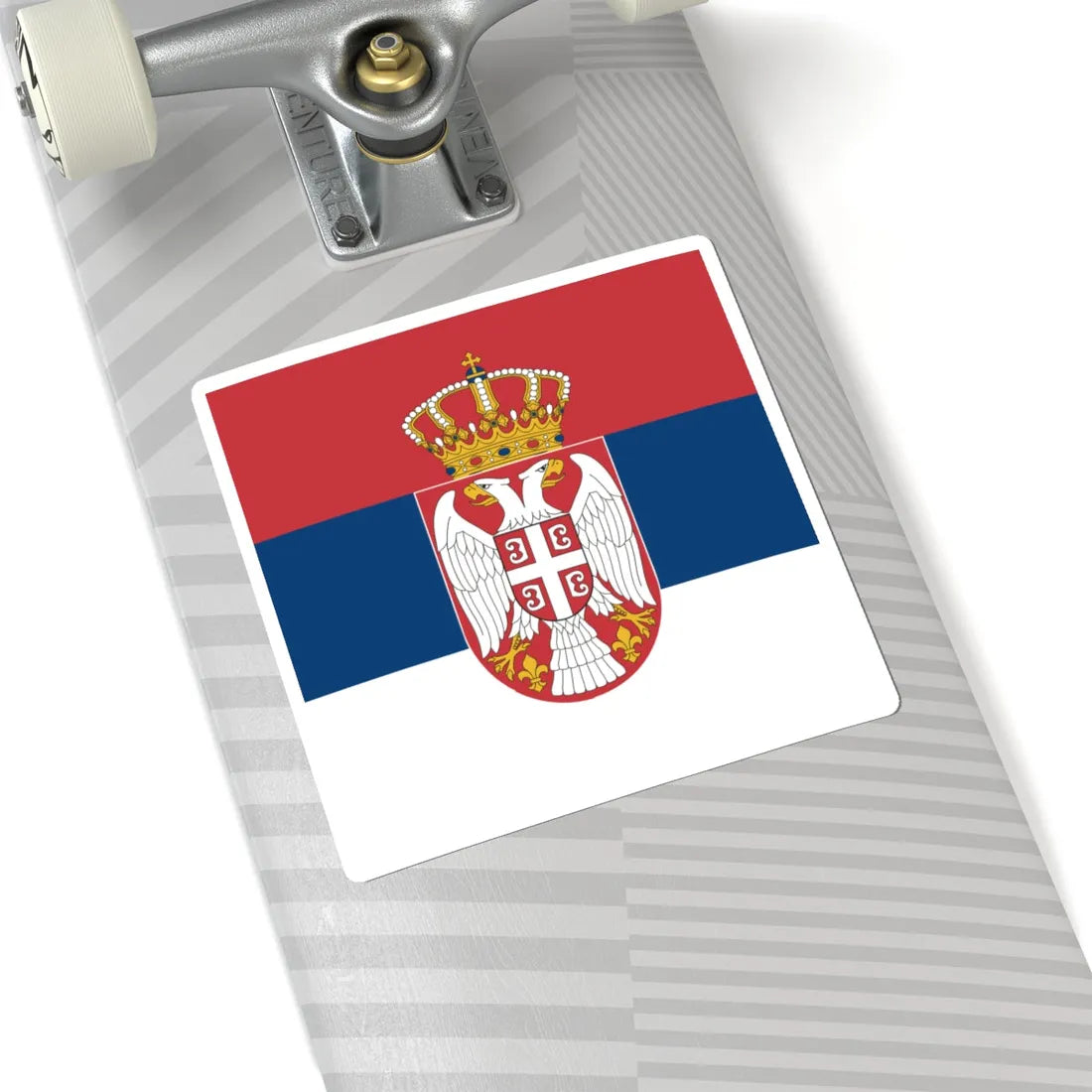 Standard of the Serbian Armed Forces front (Serbia) STICKER Vinyl Kiss-Cut Decal - The Sticker Space