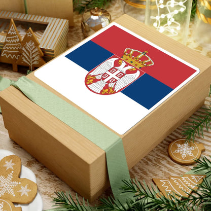 Standard of the Serbian Armed Forces front (Serbia) STICKER Vinyl Kiss-Cut Decal - The Sticker Space