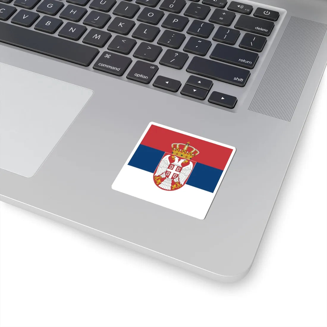 Standard of the Serbian Armed Forces front (Serbia) STICKER Vinyl Kiss-Cut Decal - The Sticker Space