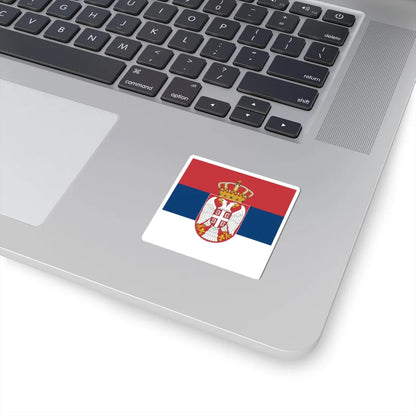 Standard of the Serbian Armed Forces front (Serbia) STICKER Vinyl Kiss-Cut Decal - The Sticker Space