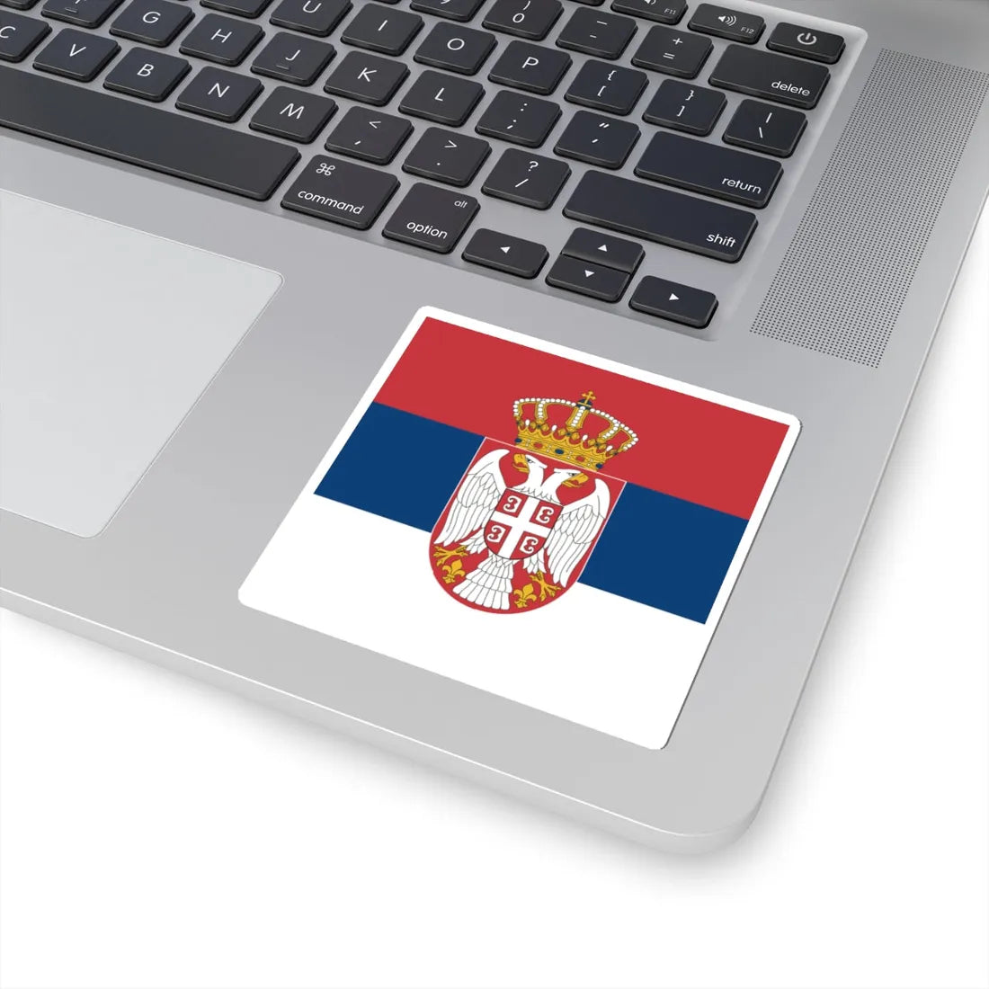 Standard of the Serbian Armed Forces front (Serbia) STICKER Vinyl Kiss-Cut Decal - The Sticker Space