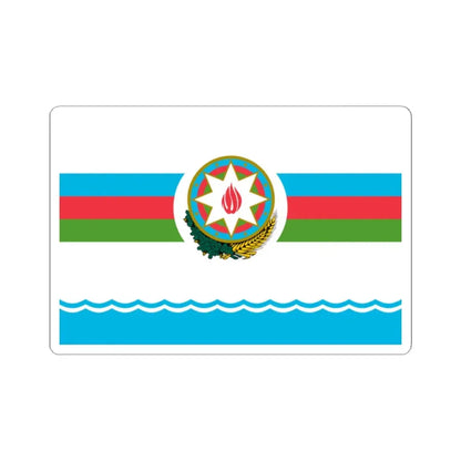 Standard of the Supreme Commander of the Armed Forces of Azerbaijan (Azerbaijan) STICKER Vinyl Kiss-Cut Decal 2 Inch White - The Sticker Space