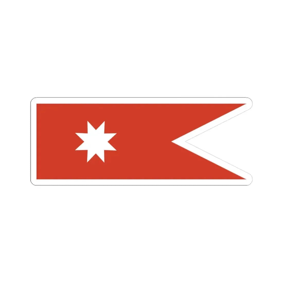 Standard of the Toqui (Chile) STICKER Vinyl Kiss-Cut Decal 3 Inch White - The Sticker Space