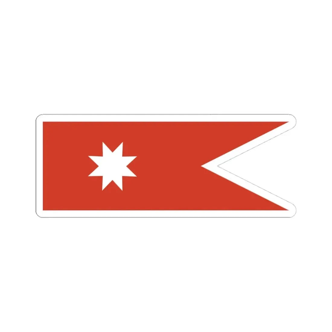 Standard of the Toqui (Chile) STICKER Vinyl Kiss-Cut Decal 4 Inch White - The Sticker Space