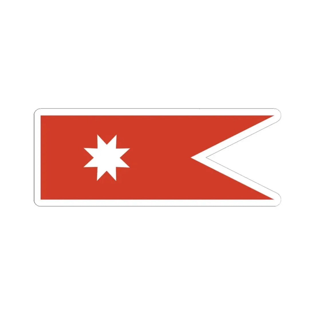 Standard of the Toqui (Chile) STICKER Vinyl Kiss-Cut Decal 6 Inch White - The Sticker Space