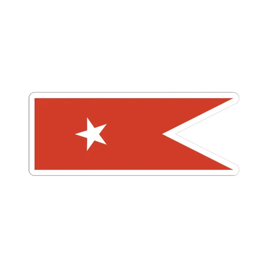 Standard of the Toqui Variant (Chile) STICKER Vinyl Kiss-Cut Decal 3 Inch White - The Sticker Space