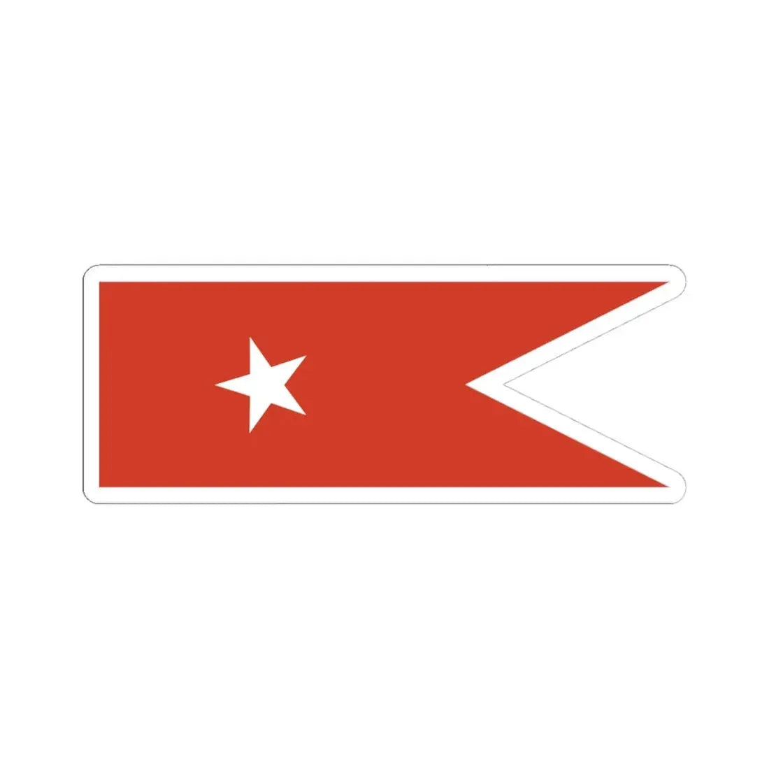 Standard of the Toqui Variant (Chile) STICKER Vinyl Kiss-Cut Decal 4 Inch White - The Sticker Space