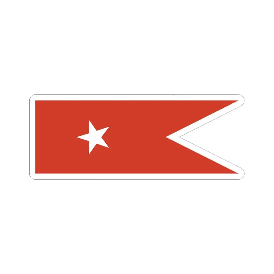 Standard of the Toqui Variant (Chile) STICKER Vinyl Kiss-Cut Decal 6 Inch White - The Sticker Space