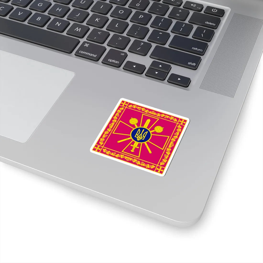 Standard of the Ukrainian Defense Minister rect (Ukraine) STICKER Vinyl Kiss-Cut Decal - The Sticker Space