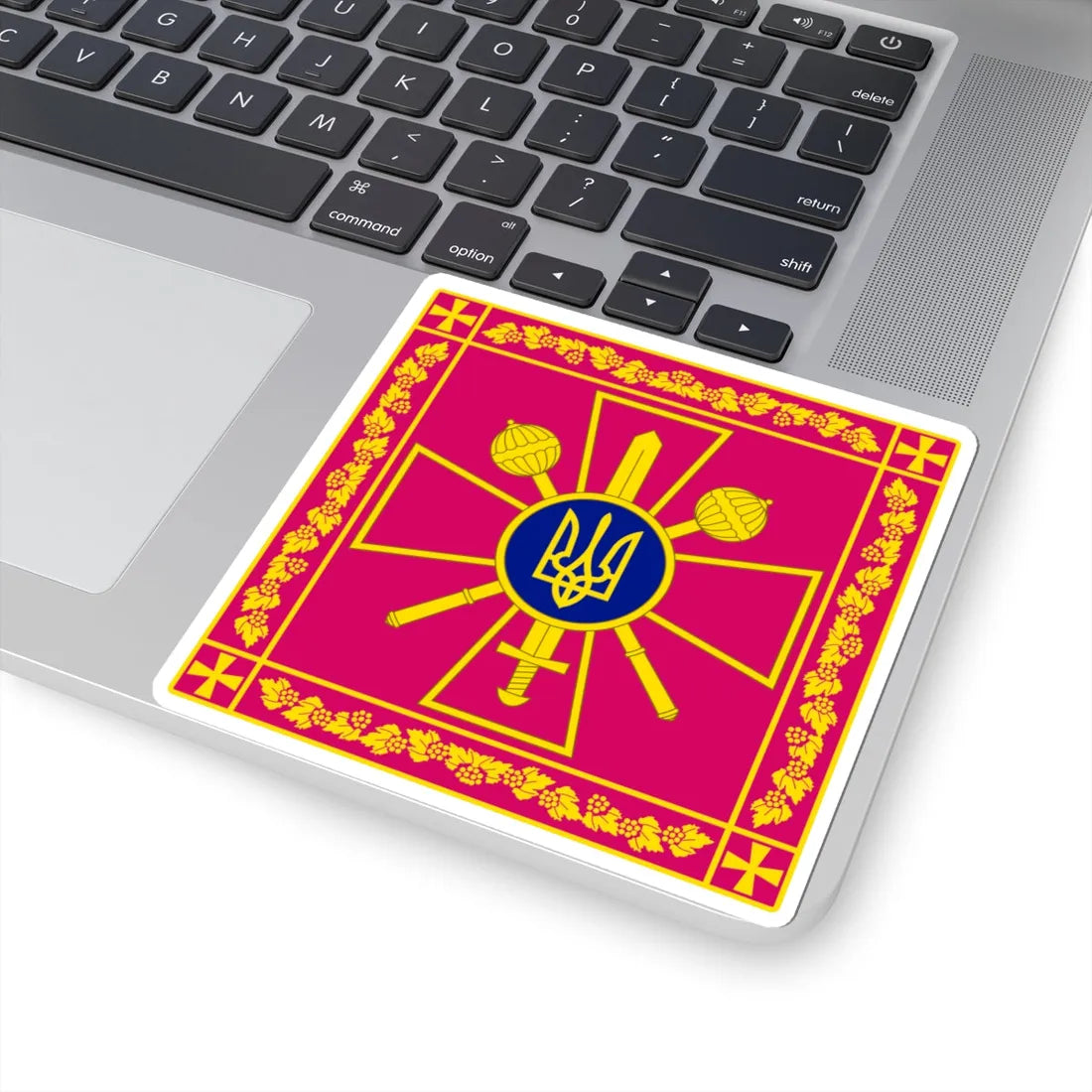 Standard of the Ukrainian Defense Minister rect (Ukraine) STICKER Vinyl Kiss-Cut Decal - The Sticker Space