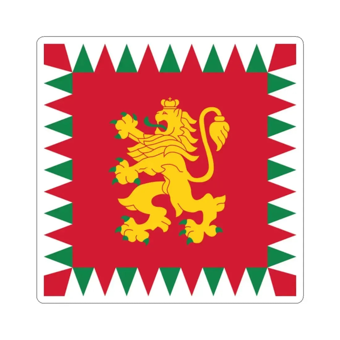 Standard Tsar of Bulgaria 2 (Bulgaria) STICKER Vinyl Kiss-Cut Decal 2 Inch White - The Sticker Space