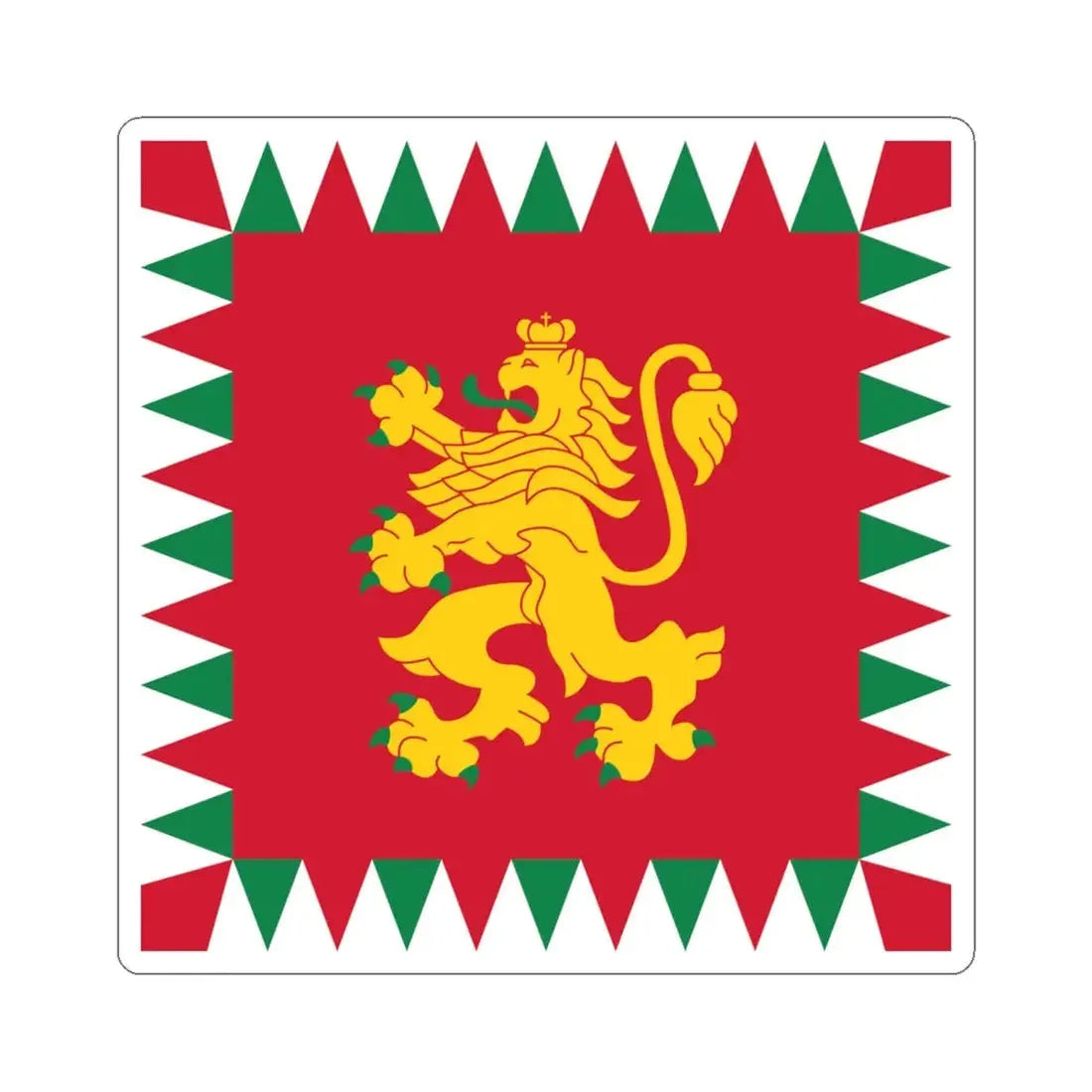 Standard Tsar of Bulgaria 2 (Bulgaria) STICKER Vinyl Kiss-Cut Decal 6 Inch White - The Sticker Space