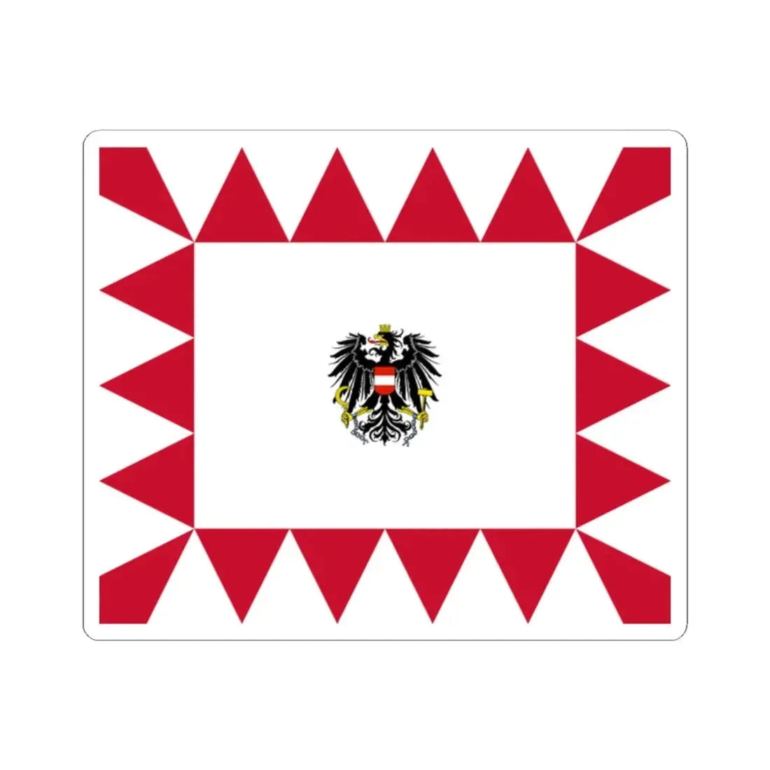 Stander General Austria (Austria) STICKER Vinyl Kiss-Cut Decal 2 Inch White - The Sticker Space