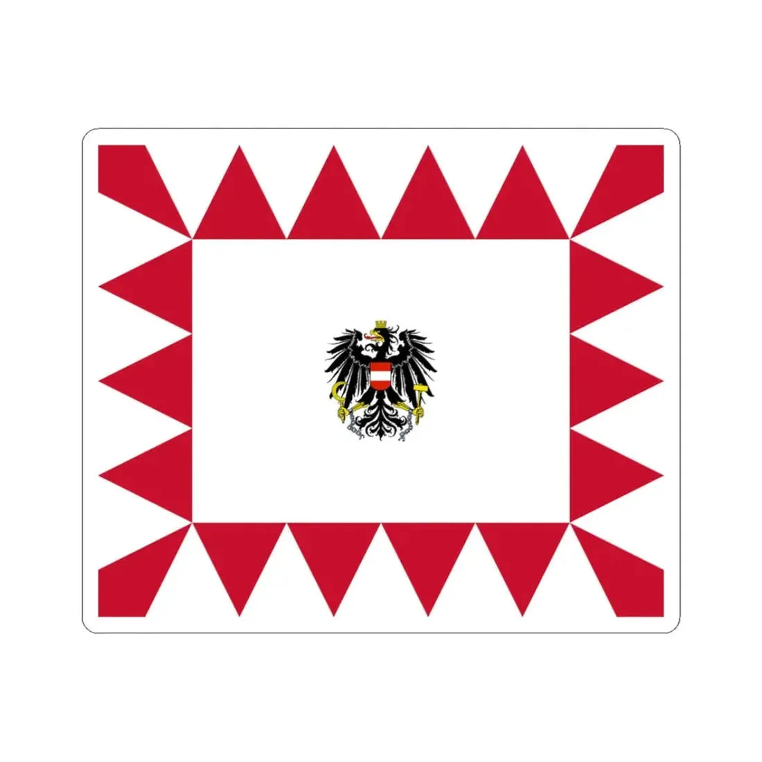 Stander General Austria (Austria) STICKER Vinyl Kiss-Cut Decal 3 Inch White - The Sticker Space