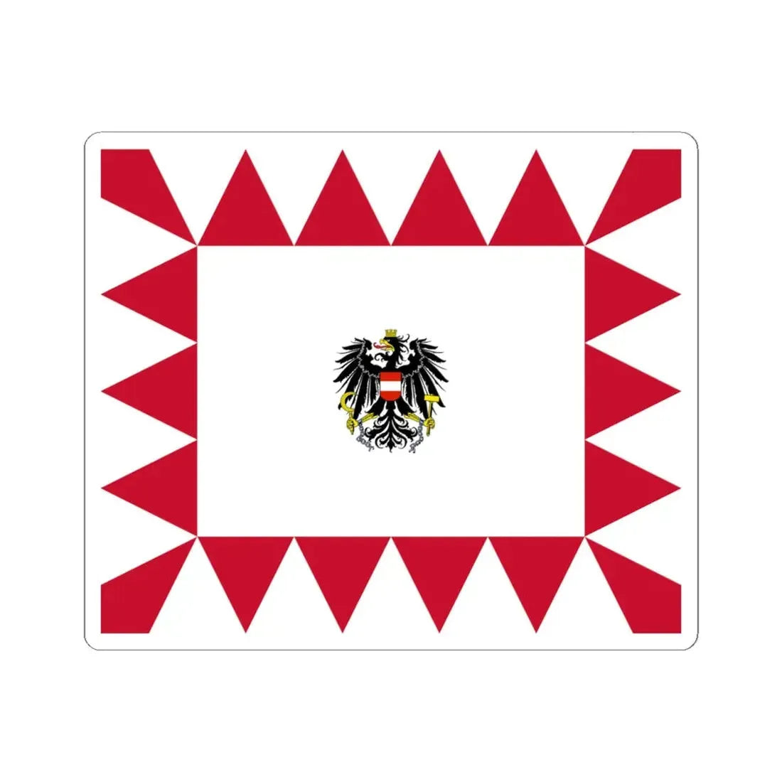 Stander General Austria (Austria) STICKER Vinyl Kiss-Cut Decal 4 Inch White - The Sticker Space