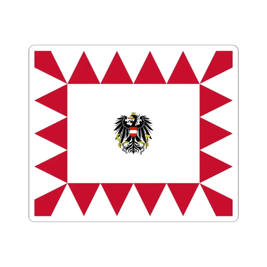 Stander General Austria (Austria) STICKER Vinyl Kiss-Cut Decal 6 Inch White - The Sticker Space