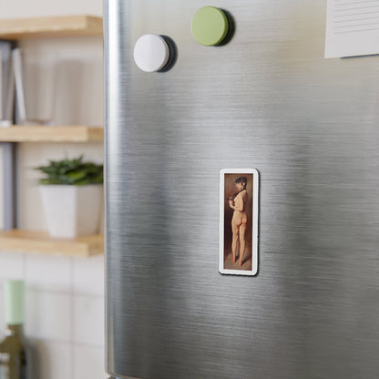 Standing Nude (Magazine Illustration) Refrigerator Magnet-The Sticker Space