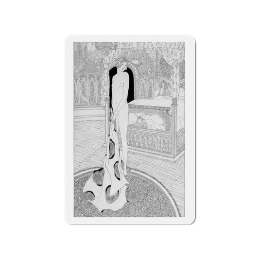 Standing Nude_1 (Magazine Illustration) Refrigerator Magnet 2 Inch Die-Cut - The Sticker Space