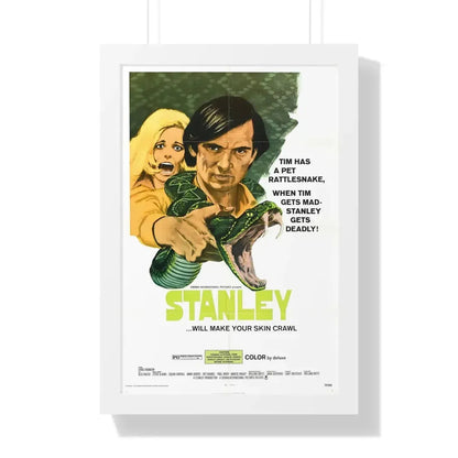 STANLEY 1972 - Framed Movie Poster 16″ x 24″ White - The Sticker Space