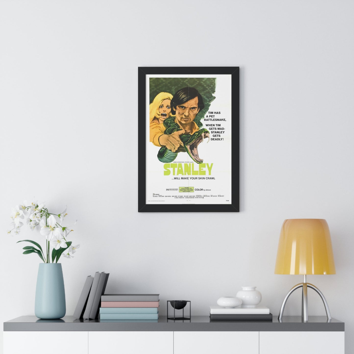 STANLEY 1972 - Framed Movie Poster-The Sticker Space