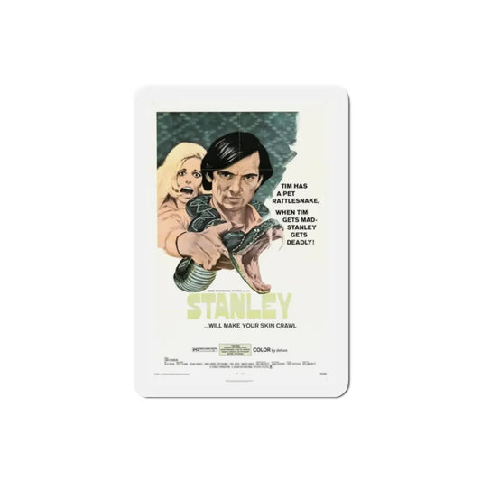 Stanley 1972 Movie Poster Refrigerator Magnet 2 Inch - The Sticker Space