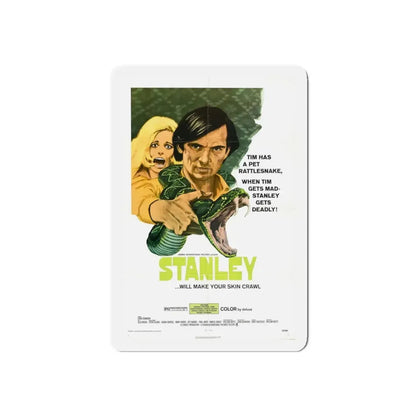 STANLEY 1972 Movie Poster - Refrigerator Magnet 4 Inch Die-Cut - The Sticker Space