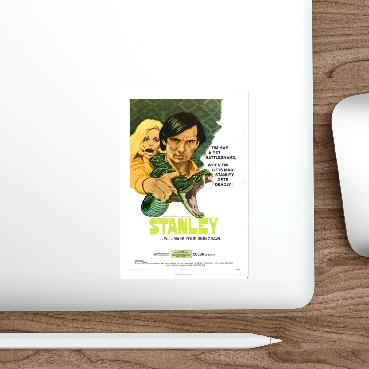 STANLEY 1972 Movie Poster STICKER Vinyl Die-Cut Decal-The Sticker Space