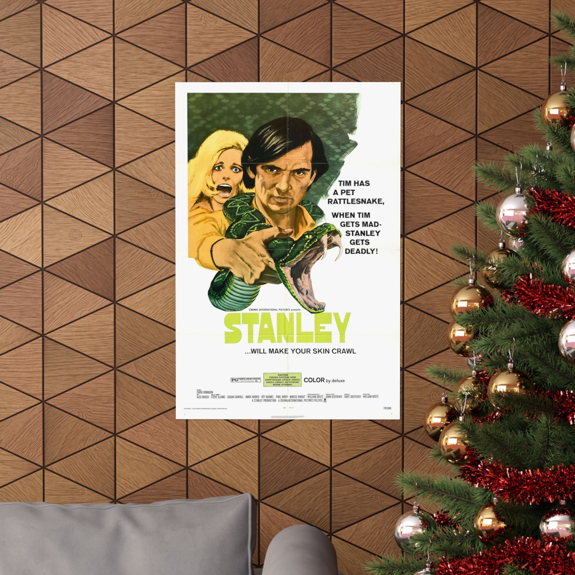 STANLEY 1972 - Paper Movie Poster-The Sticker Space