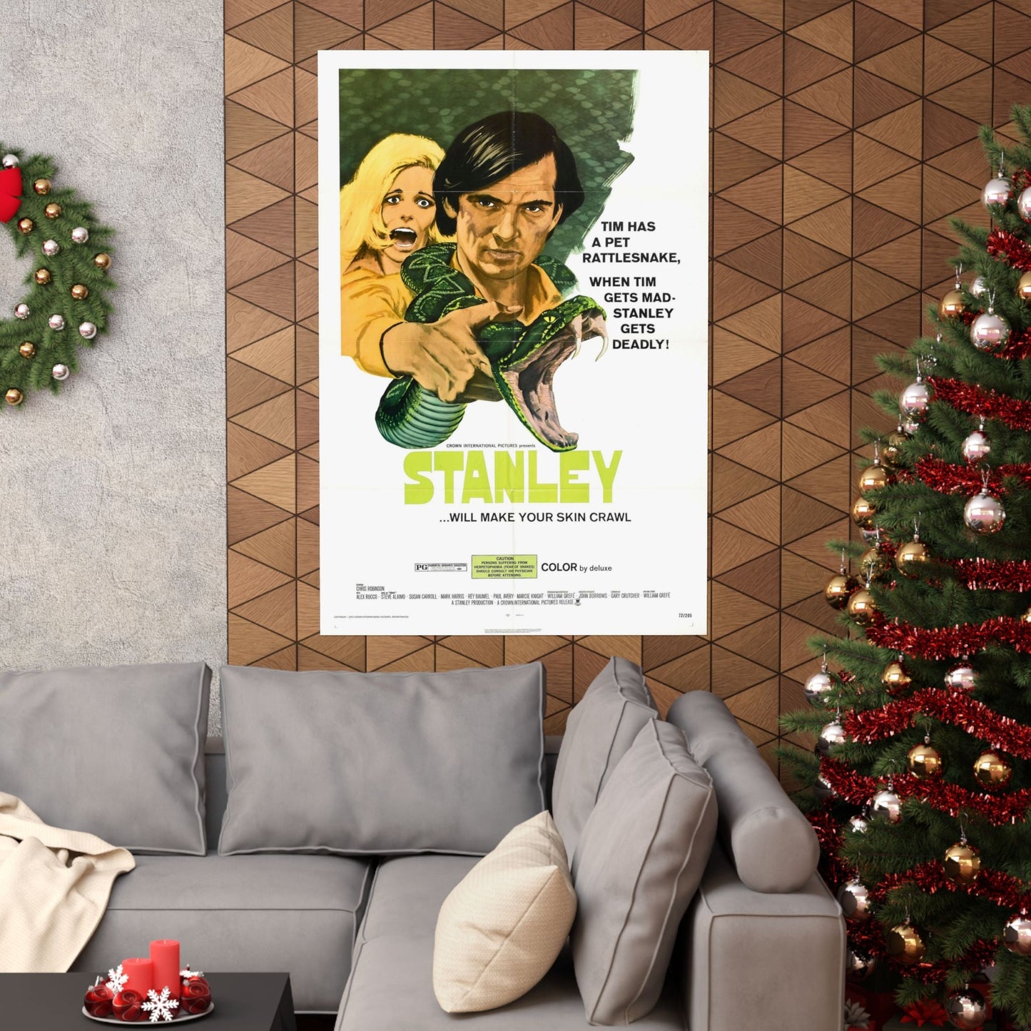 STANLEY 1972 - Paper Movie Poster-The Sticker Space