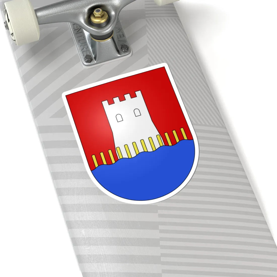 Stansstad-coat of arms (Switzerland) (Coat of Arms) STICKER Vinyl Kiss-Cut Decal - The Sticker Space