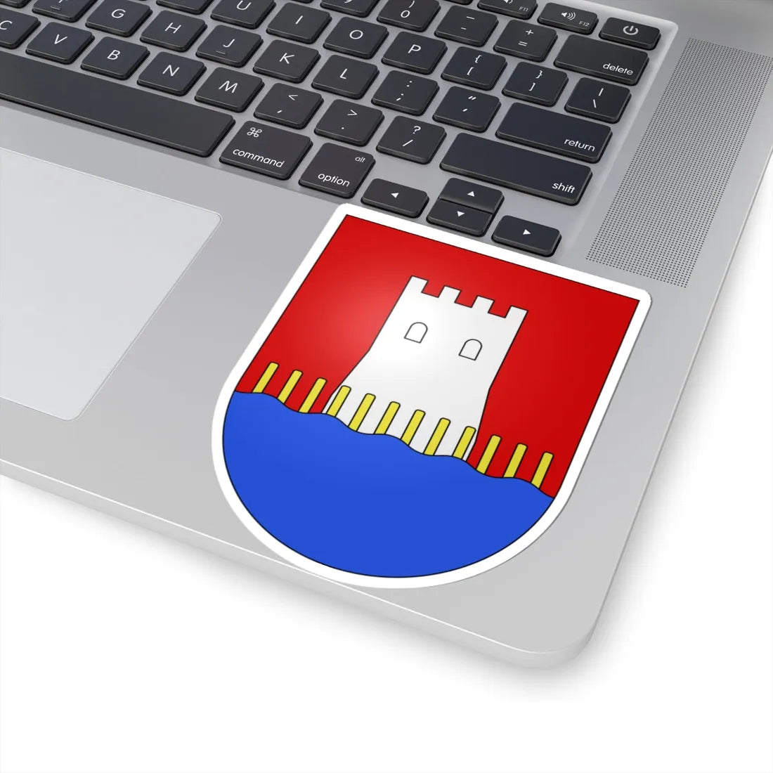 Stansstad-coat of arms (Switzerland) (Coat of Arms) STICKER Vinyl Kiss-Cut Decal - The Sticker Space