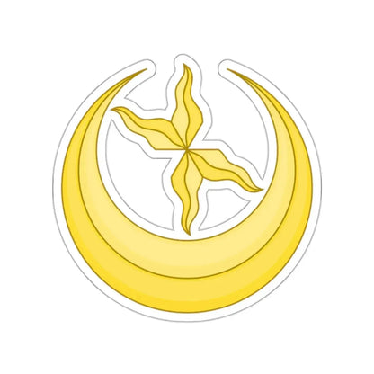 Star and Crescent Badge STICKER Vinyl Die-Cut Decal 2 Inch - The Sticker Space