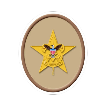 Star (Boy Scout Merit Badge) STICKER Vinyl Kiss-Cut Decal 2 Inch White - The Sticker Space