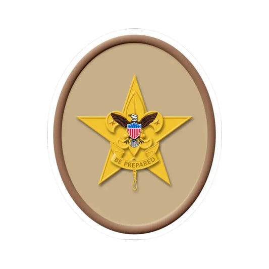 Star (Boy Scout Merit Badge) STICKER Vinyl Kiss-Cut Decal 2 Inch White - The Sticker Space