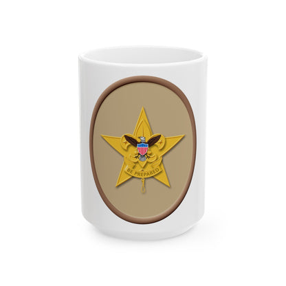 Star (Boy Scout Merit Badge) White Coffee Mug-15oz-The Sticker Space