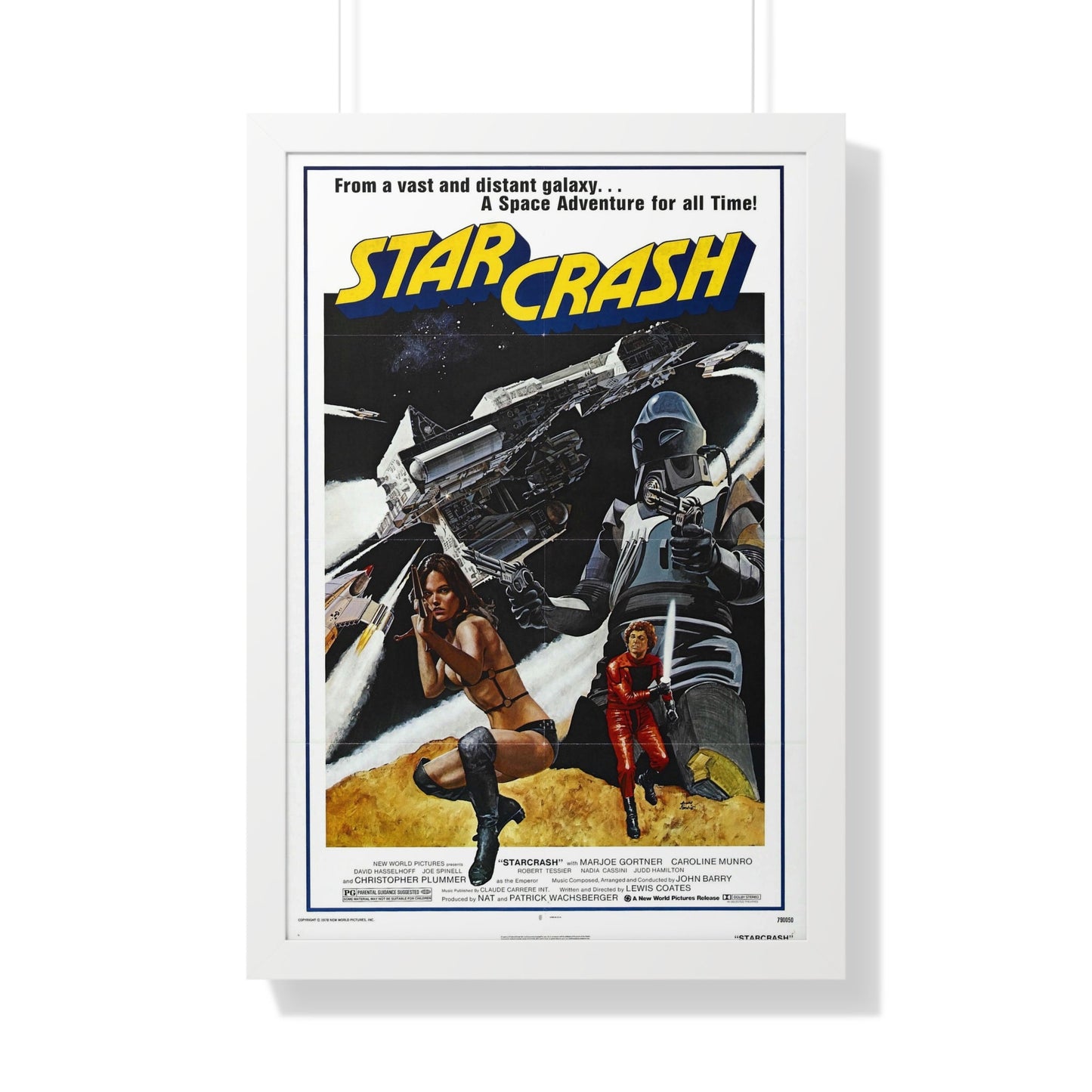 STAR CRASH (2) 1978 - Framed Movie Poster-20" x 30"-The Sticker Space