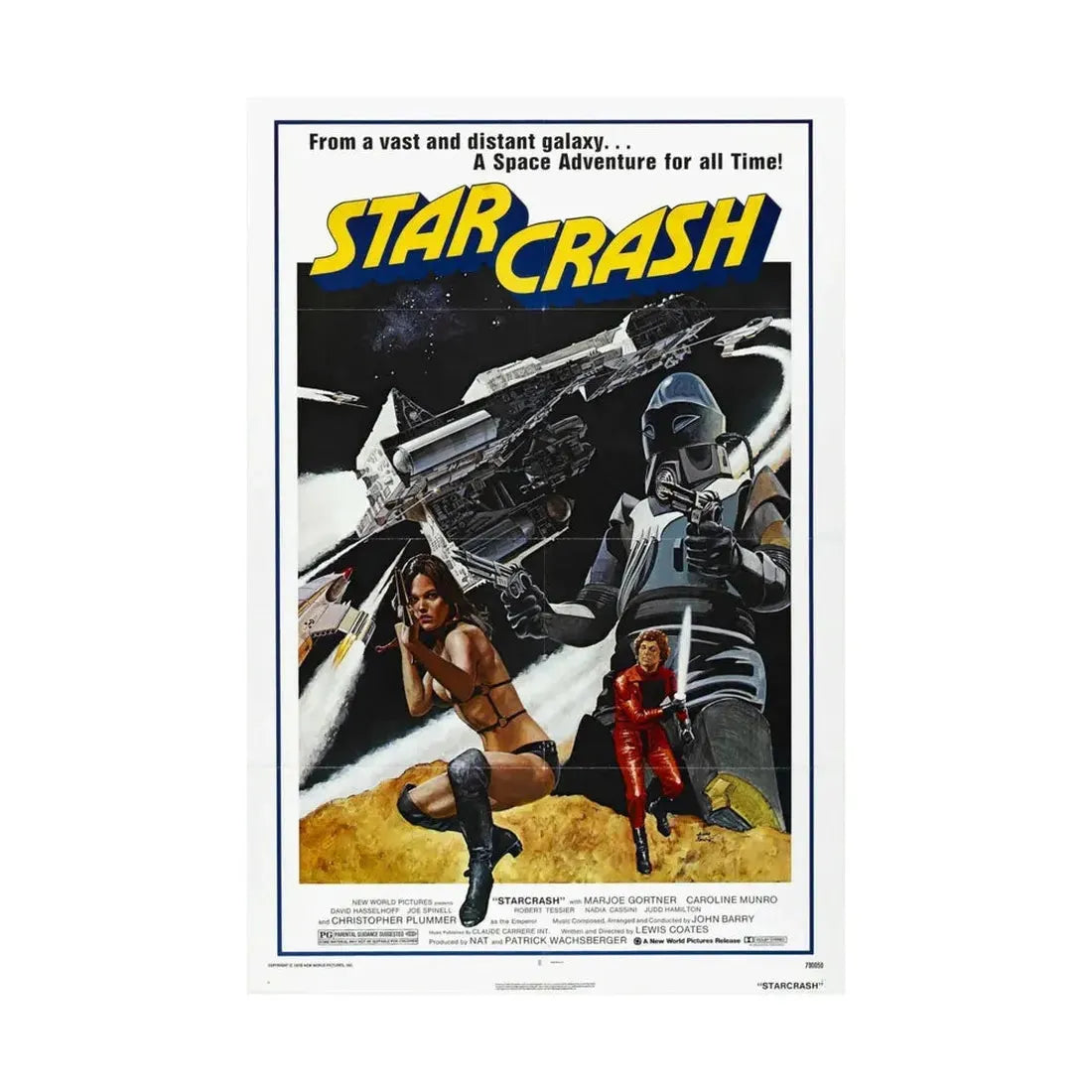 STAR CRASH (2) 1978 - Paper Movie Poster - The Sticker Space