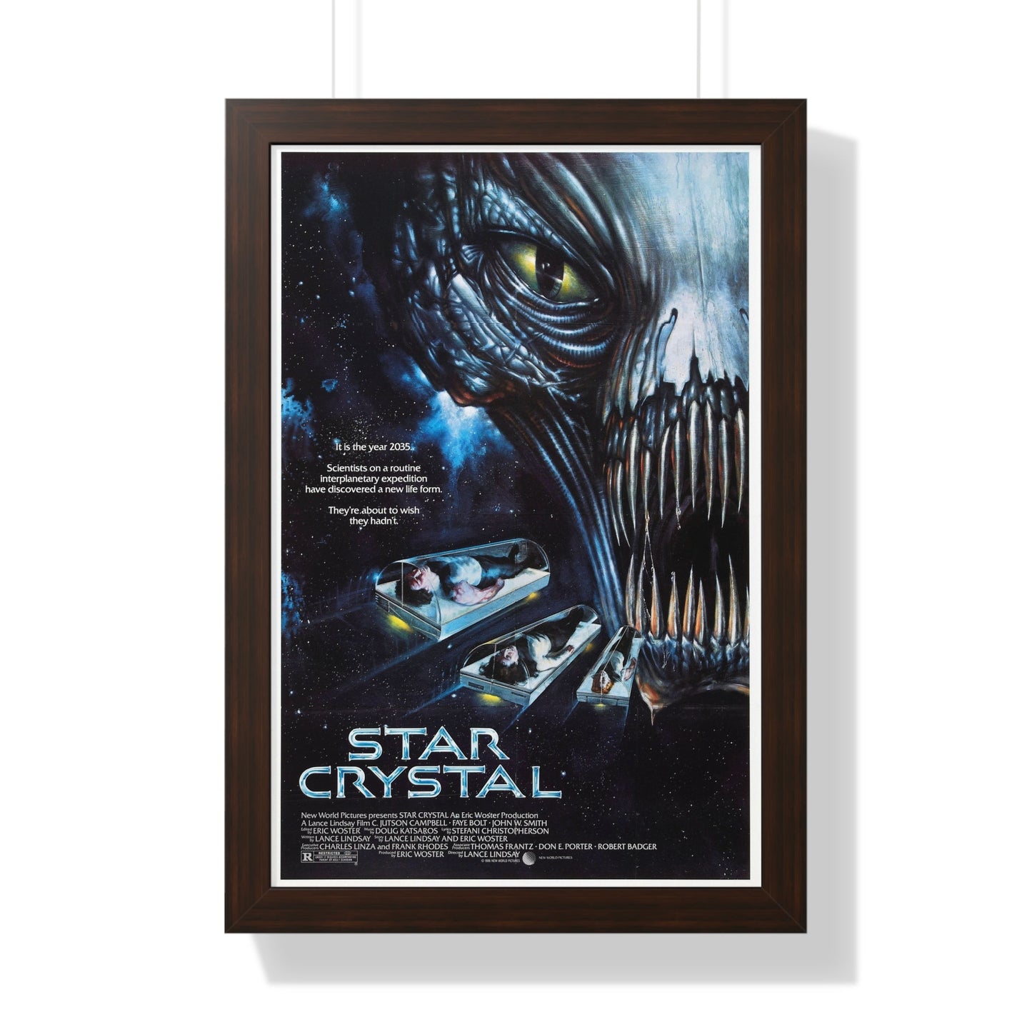 STAR CRYSTAL 1986 - Framed Movie Poster-16″ x 24″-The Sticker Space