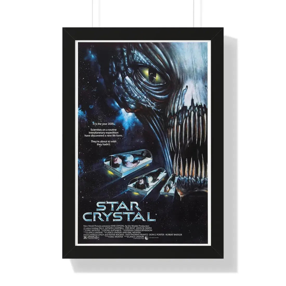 STAR CRYSTAL 1986 - Framed Movie Poster - The Sticker Space