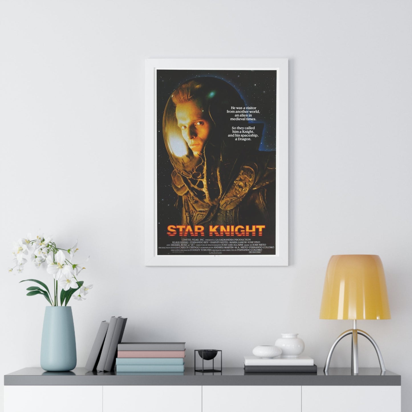 STAR KNIGHT 1985 - Framed Movie Poster-The Sticker Space