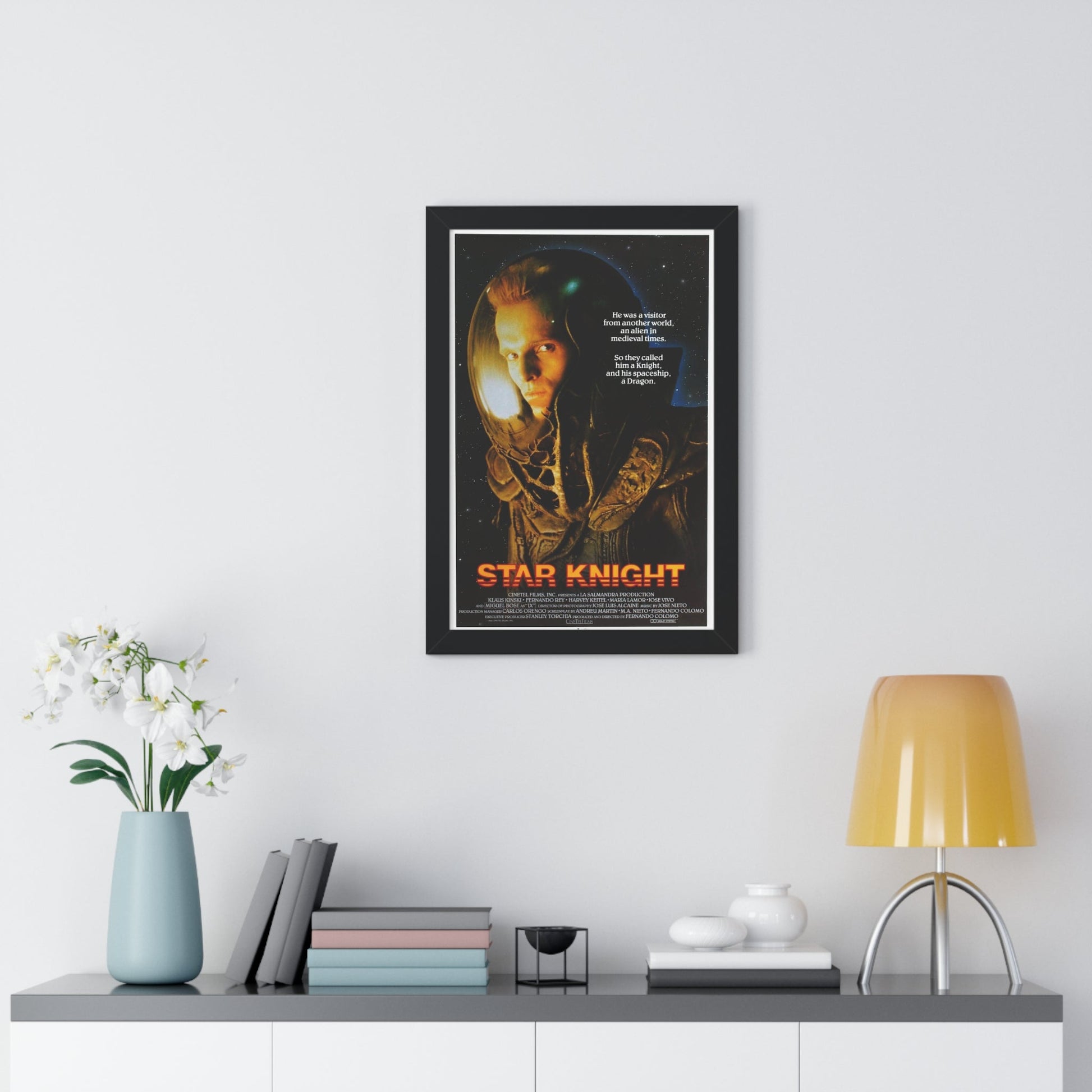 STAR KNIGHT 1985 - Framed Movie Poster-The Sticker Space